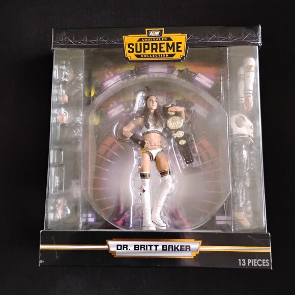 AEW Wrestling Dr. Britt Baker Action Figure - Picture 1 of 6